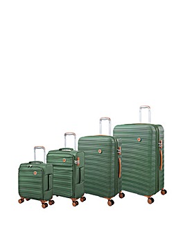 IT Luggage Fusional Green Tea Hardshell & Softshell Suitcase Range