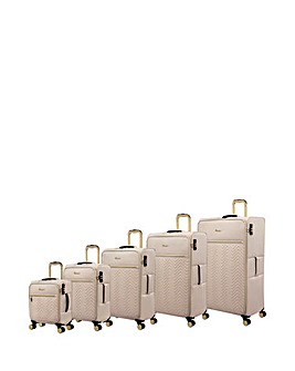 IT Luggage Bewitching Macadamia Expandable Suitcase Range with TSA Lock