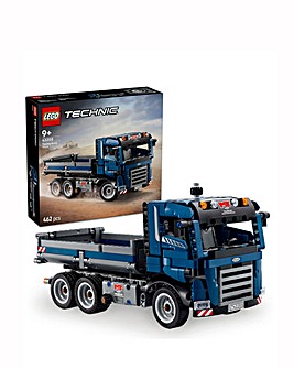 LEGO Technic Tipping Dump Truck Toy Set for Kids Construction Vehicle 42203