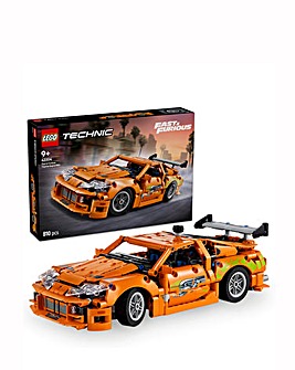 LEGO Technic Fast and Furious Toyota Supra MK4 Toy Sports Car Model Kit 42204