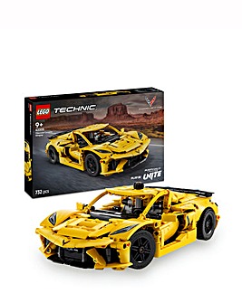 LEGO Technic Chevrolet Corvette Stingray Car Model Kit, Sports Vehicle 42205