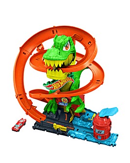 Hot Wheels City T-Rex Blaze Battle Playset