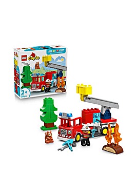 LEGO DUPLO Fire Truck with Hose and Firefighter