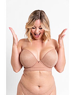 Curvy Kate Hey Girls SuperPlunge Strapless Multiway Bra Latte