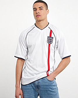 Score Draw England 2002 World Cup Finals Retro shirt