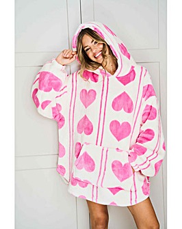 JimJamTheLabel Oversized Heart Hoodie