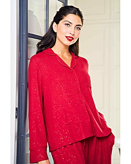 JimJamTheLabel Ribbed Sparkle Revere Pyjama Set