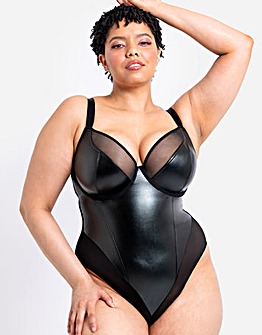 Curvy Kate Rebelle Plunge Wired Body Black