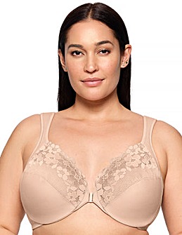 Glamorise Plus Size Front Fastening Cotton WonderWire 1241