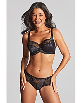 Panache Clara Full Cup Wired Bra Charcoal/Black