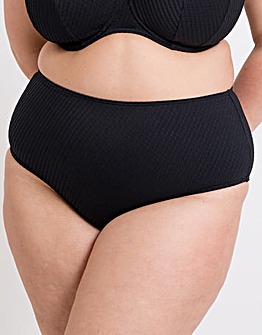 Curvy Kate Jet Set High Waist Bikini Brief Black