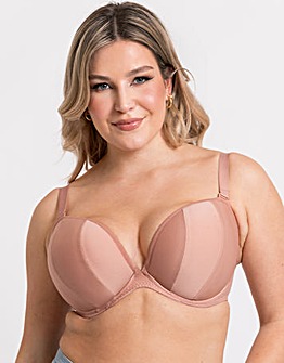 Curvy Kate Superhero Multiway Padded Plunge Bra Latte