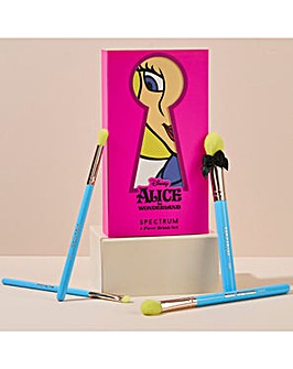 Spectrum x Disney Alice In Wonderland Neon 4 Piece Midi Makeup Brush Set