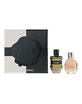 Viktor & Rolf  2 Piece Gift Set: Flowerbomb EDP 7ml - Spicebomb EDT 7ml