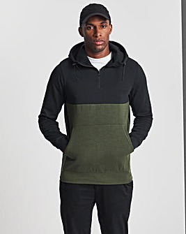 1/4 Zip Hooded Tech Sweatshirt Long