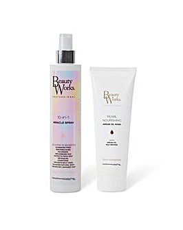 Beauty Works 10-in-1 Miracle Spray and Pearl Nourishing Mask Bundle