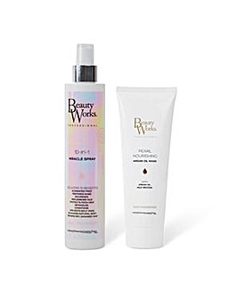 Beauty Works Argan Serum and Pearl Nourishing Mask Bundle