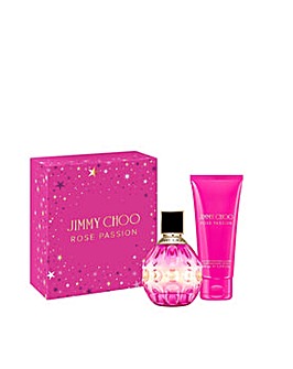 Jimmy Choo Rose Passion Giftset EDP Spray 60ml & Body Lotion 100ml