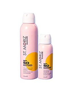 St Moriz Face & Body SPF 50 Spray Duo