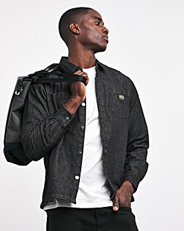 Blackwash Denim Worker Shacket