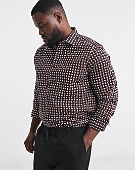 Jacamo Premium Formal Geo Print Shirt