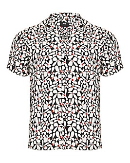 Short Sleeve Print Shirt with Ecovero