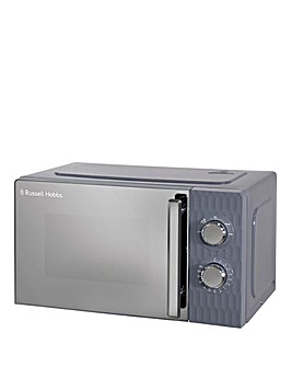 Russell Hobbs RHMM715G 17Litre Textured Honeycomb Manual Microwave- Grey