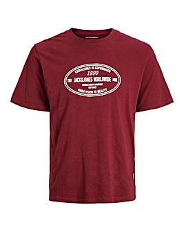 Jack & Jones York Logo T-Shirt - Red