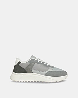 Jack & Jones Aspire PU Runner Trainers - Grey