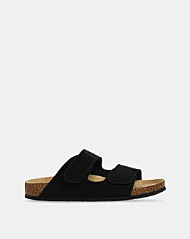 Jack & Jones Central Two Strap Sandal - Black