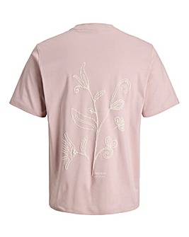 Jack & Jones Kyle Back Graphic T-Shirt - Pink