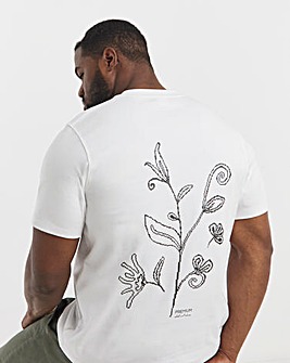 Jack & Jones Kyle Back Graphic T-Shirt - White