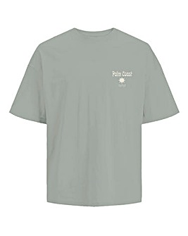 Jack & Jones Palm Coast Back Graphic T-Shirt - Green