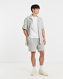 Jack & Jones Coba Stripe Short - Natural