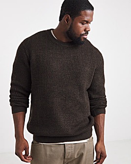 Jack & Jones Global Knitted Jumper - Brown