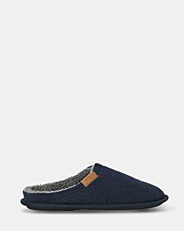Jack & Jones Cordie Mule Slipper - Navy