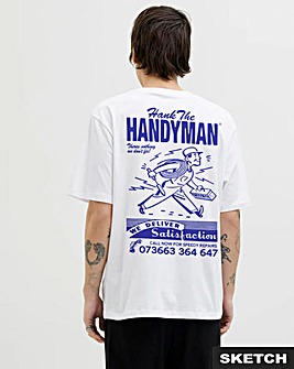 Jack & Jones Hank Crew Neck T-Shirt - White