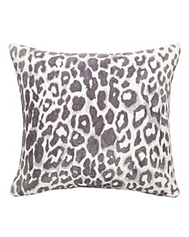 Leopard Print Fleece Cushion