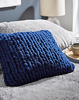 Chunky Knitted Cushion Cover