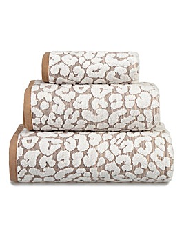 Leopard Printed Cotton Towel Range