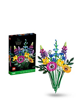 LEGO Icons Wildflower Bouquet Flowers Set for Adults 10313