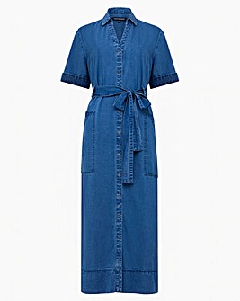 French Connection Chambray Denim Dress