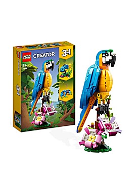 LEGO Creator 3 in 1 Exotic Parrot Animals Building Toy 31136