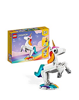 LEGO Creator 3 in 1 Magical Unicorn Toy Animal Playset 31140