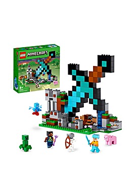 LEGO Minecraft The Sword Outpost Toy with Mobs 21244
