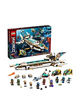 LEGO NINJAGO Hydro Bounty Submarine Toy Building Set 71756