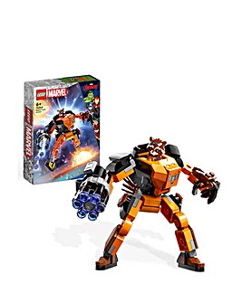 LEGO Marvel Rocket Mech Armour Superhero Action Figure 76243