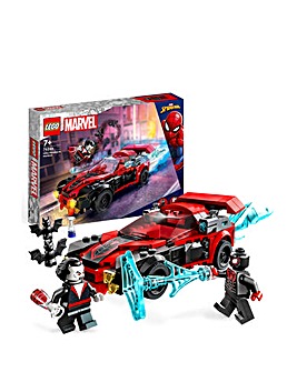 LEGO Marvel Miles Morales vs. Morbius Toy Car Set 76244