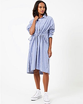 French Connection Rhodes Poplin Shirt Dress