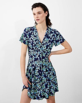 French Connection Benedetta Meadow V-neck Dress